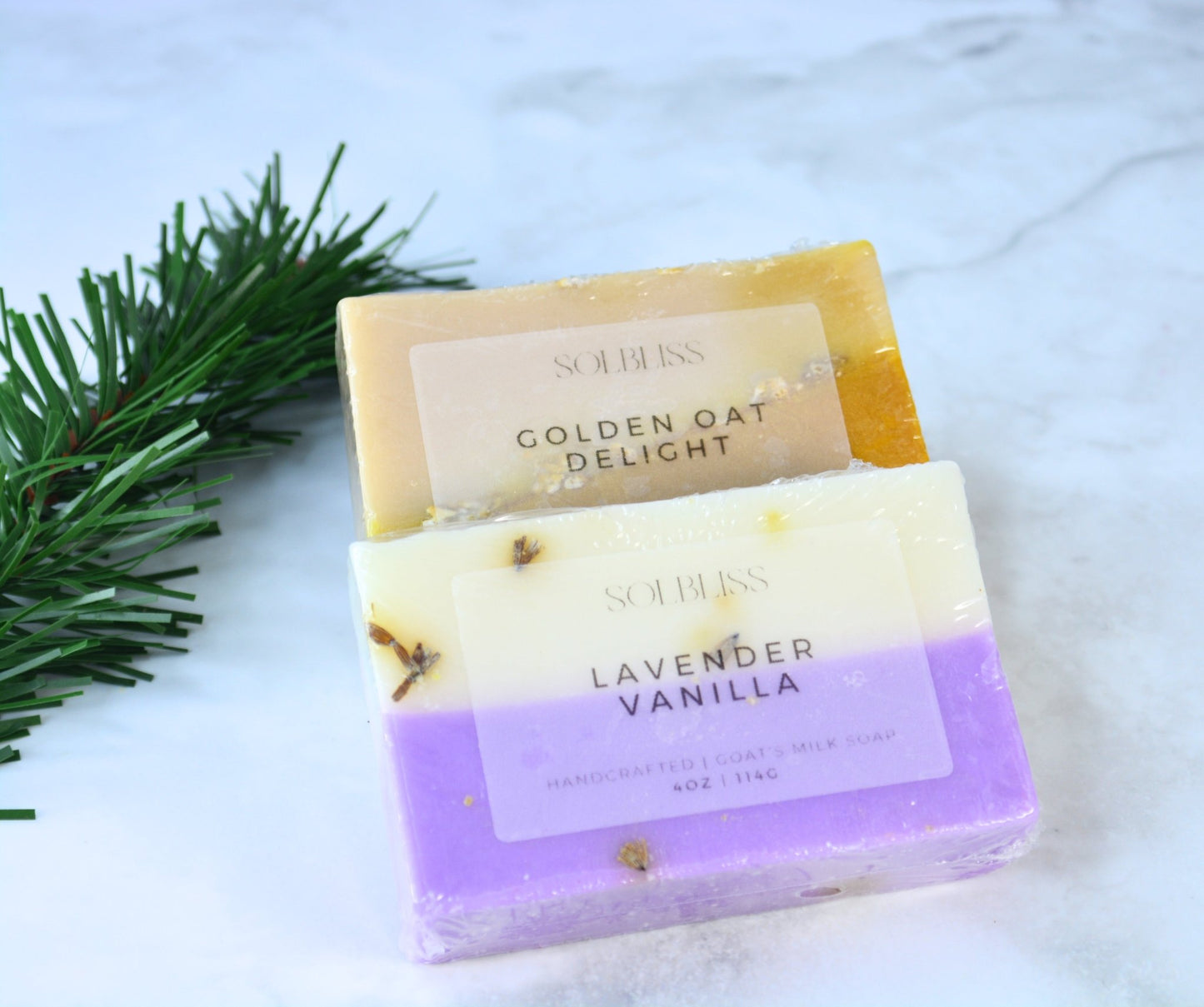 Holiday Soap Gift Box Duo - SolBlissCo