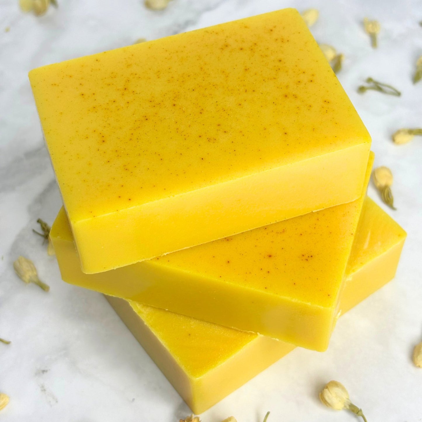 Turmeric and honey soap